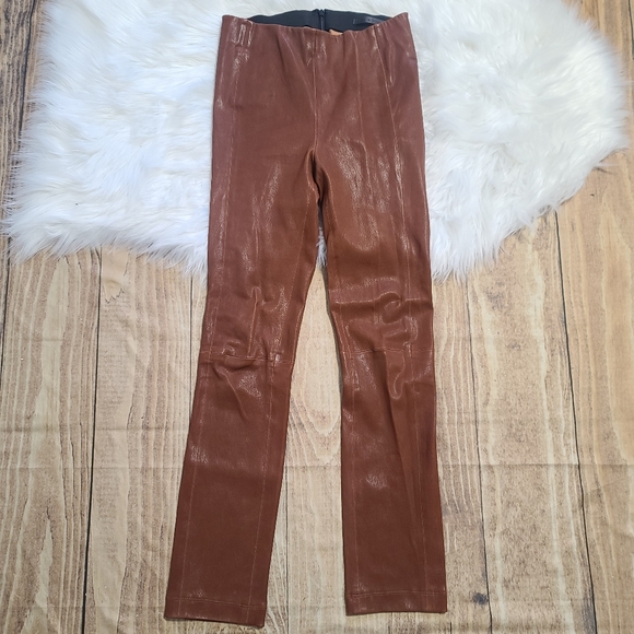 Rag & bone georgie leather pants - Picture 3 of 11